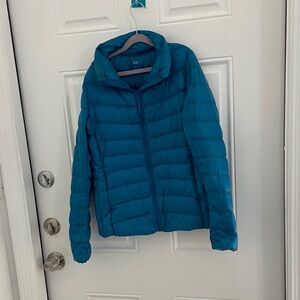Uniqlo Teal Puffer Jacket